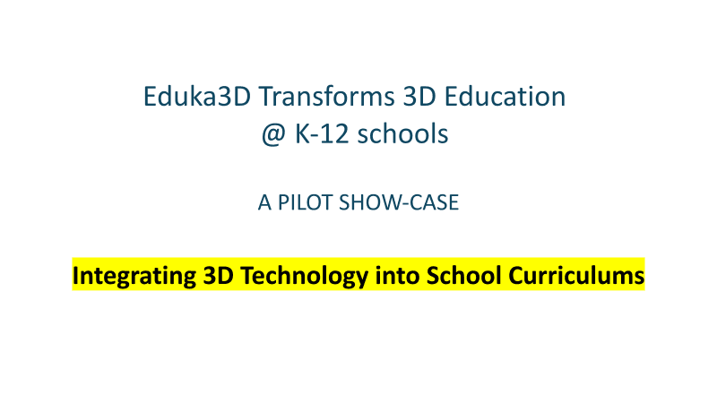 Eduka3D Transforms 3D Education at K–12 Schools cover